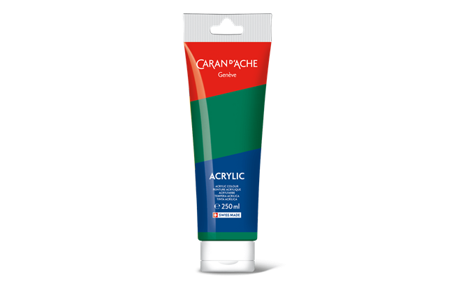 ACRYLIC – Vert émeraude, tube 250 ml