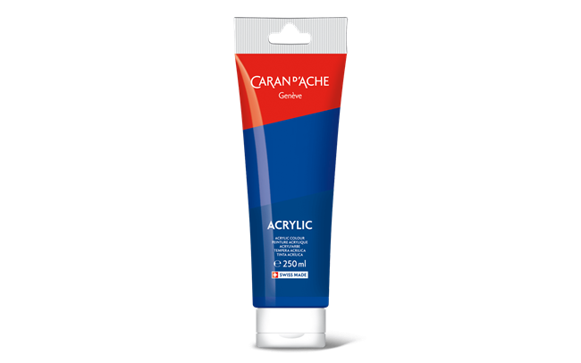 ACRYLIC – Bleu outremer foncé, tube 250 ml
