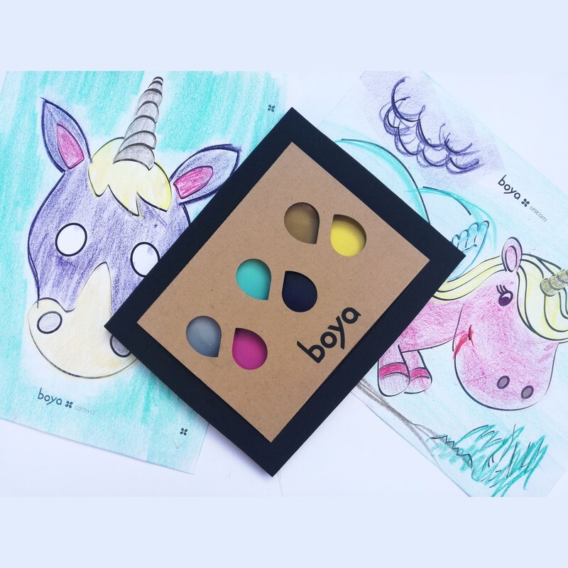 Set de 6 Boya pastel