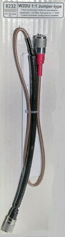 THE WIRE MAN W2DU 1:1 1-30 MHZ 8232