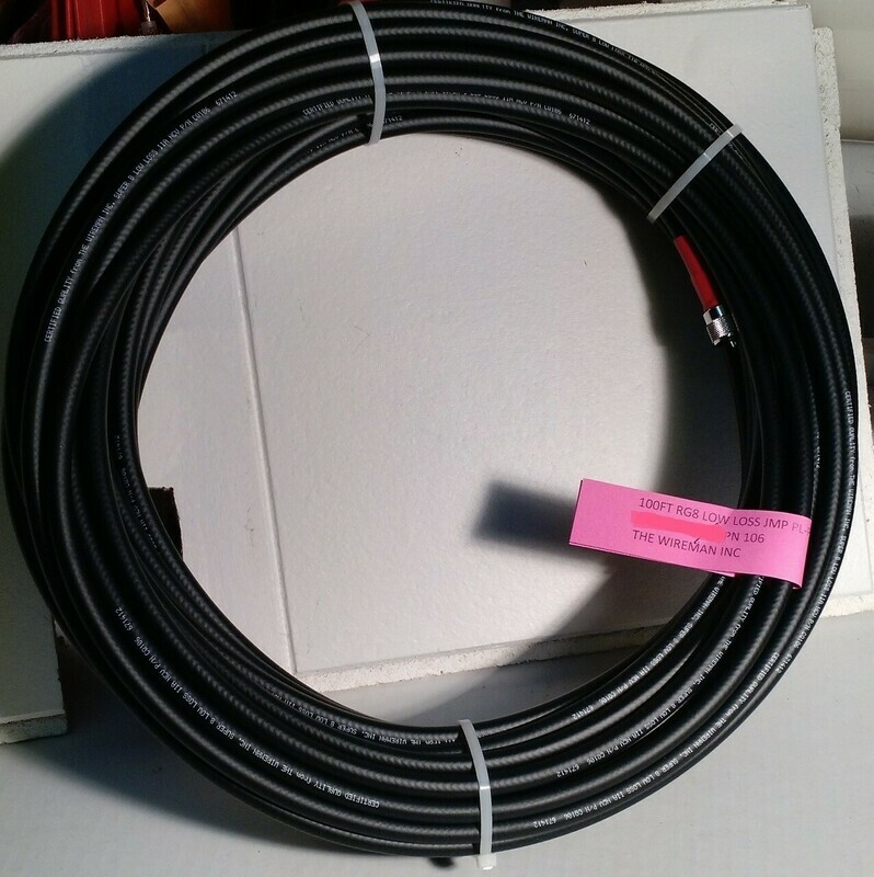 THE WIRE MAN 100&#39; SUPER LOW LOSS JMP PL-PL 106-100