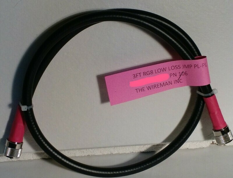 THE WIRE MAN 3&#39; SUPER LOW LOSS 106 JMP PL-PL