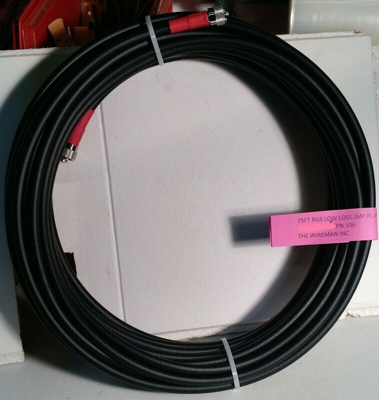 THE WIRE MAN 75&#39; SUPER LOW LOSS 106 JMP PL-PL