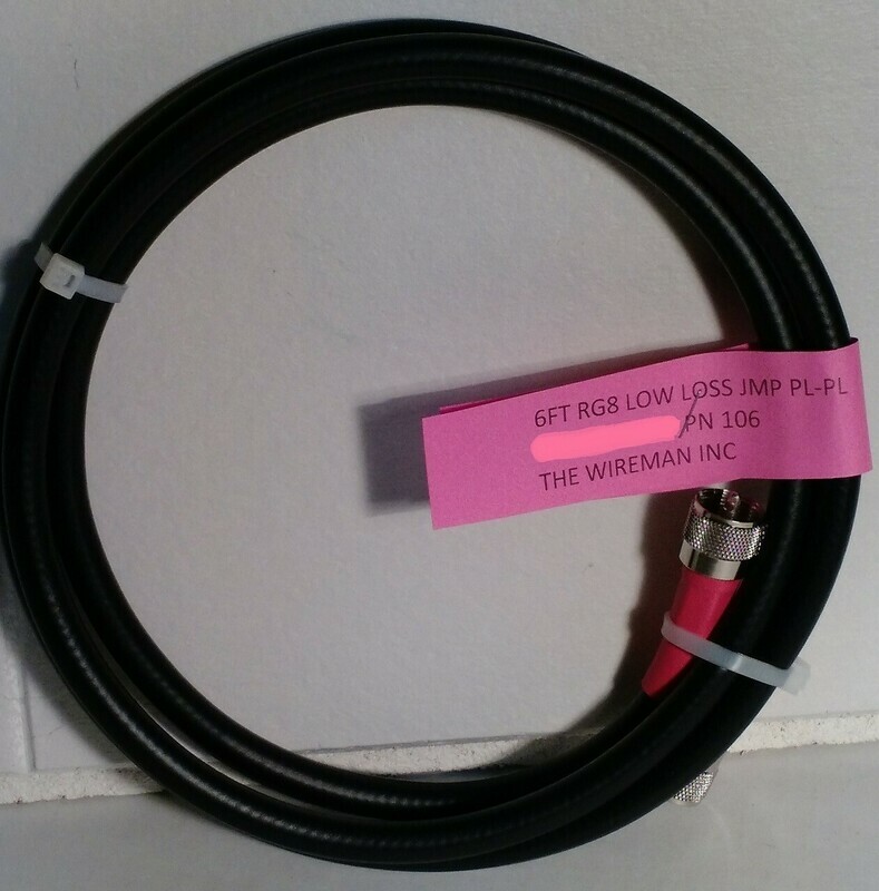 THE WIRE MAN 6&#39; SUPER LOW LOSS 106 JMP PL-PL