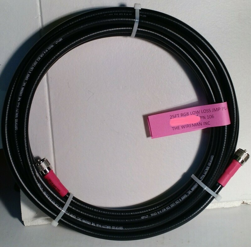 THE WIRE MAN 25&#39; SUPER LOW LOSS 106 JMP PL-PL