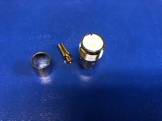 UHF-FEMALE CRIMP 400/BELDEN 99
