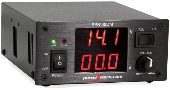 POWERWERX 30AMP VARIABLE POWER SUPPLY W/ DIGITAL METERS SPS-30DM
