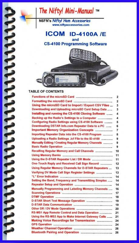 NIFTY MANUAL ICOM ID-4100A