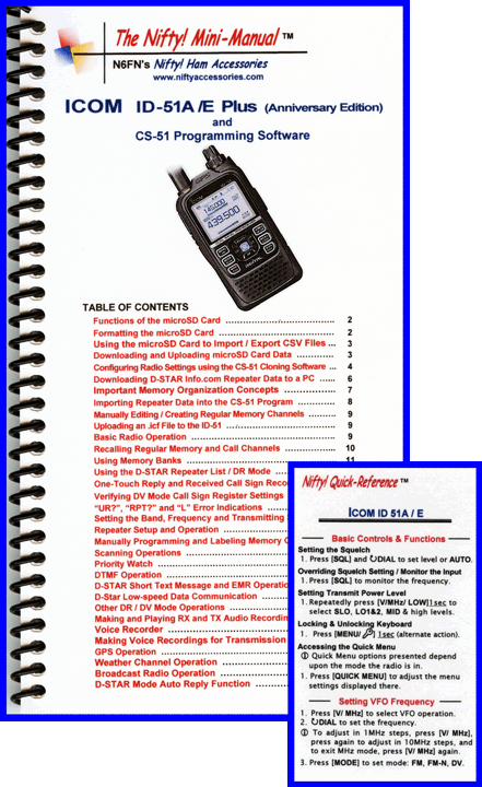 NIFTY MANUAL ICOM ID-51A PLUS