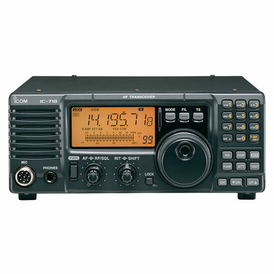 ICOM 718   72 HF  Radio with FPGA Filtering
