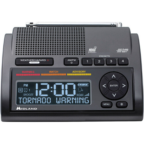 MIDLAND WR400 DELUXE WEATHER ALERT RADIO 
