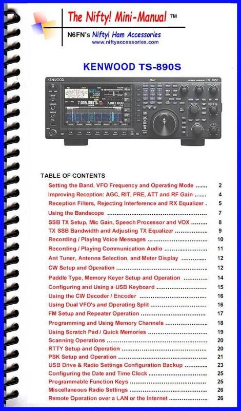 NIFTY MANUAL KENWOOD TS-890S