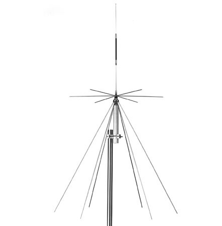 COMET DS-150S Discone Antenna 25 MHz-1.3 GHz with 60 Feet RG-58