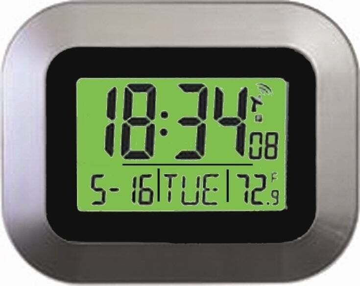 MFJ-130BRC 12/24 HR ATOMIC CLOCK/TEMP/DATE (LCD) 