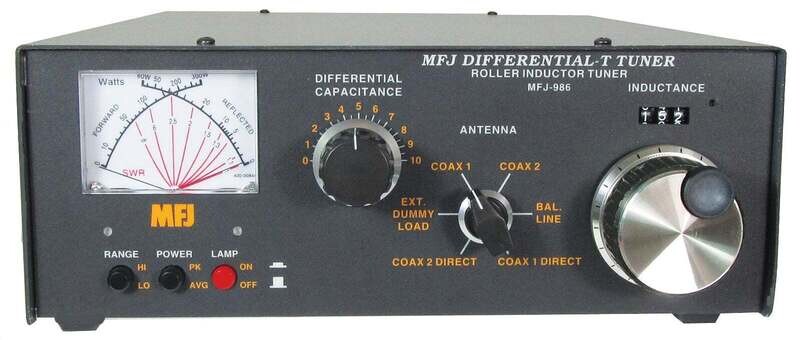 MFJ 986 ANTENNA TUNER 3KW