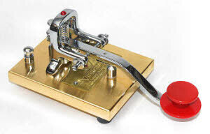 VIBROPLEX STRAIGHT KEY GOLD 