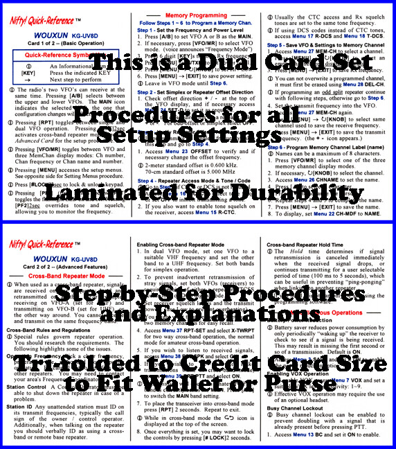 NIFTY WOUXUN KG-UV8D