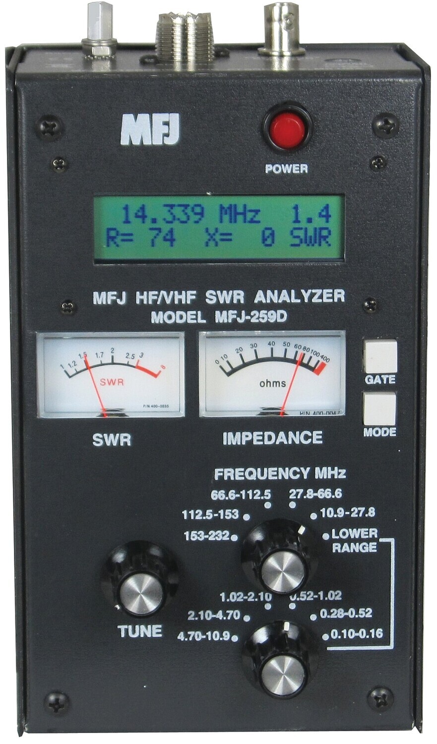 MFJ 259D HF/VHF SWR ANALYZER