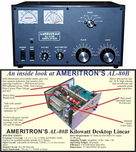 AMERITRON AL-80B 1KW 120V AMP