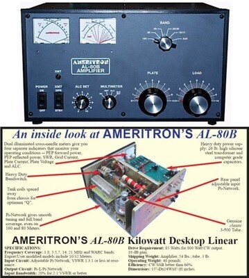 AMERITRON AL-80B 1KW 120V AMP