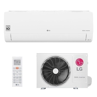 Ar Condicionado Split Hw Dual Inverter Voice Lg 12000 Btus Frio 220v Monofasico S4nq12ja31c.eb2gamz