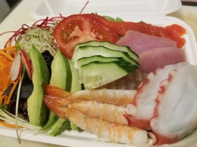 Sashimi Salad (Yuzupon)