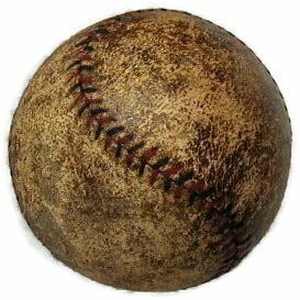 1910’s Red and Black Stitched Baseball