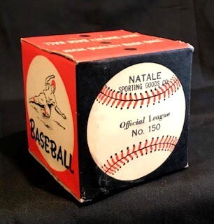 1940’s Hyde Park Sporting Goods, Official League Baseball in Sealed Box