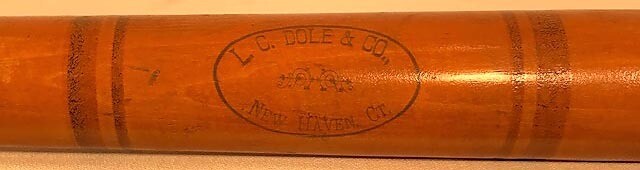 1880’s Baseball Ring Bat used by Sam Chase of Yale University