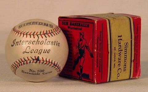 1910’s Simmons Hardware Co. Baseball Mint in Box