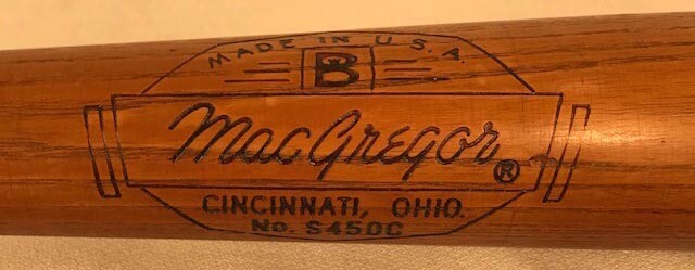 1950’s Jackie Robinson Baseball Bat made by MacGregor