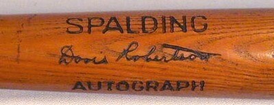 1910’s Dave Robertson Spalding Autograph Baseball Bat