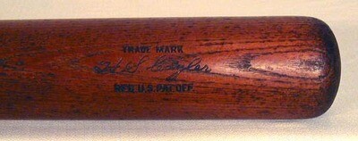 Vintage Baseball Bat - 1920’s Kiki Cuyler Louisville Slugger Baseball Bat