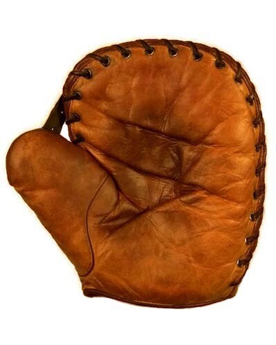 1910&#39;s Vintage Baseman&#39;s Mitt by Schmeltzer