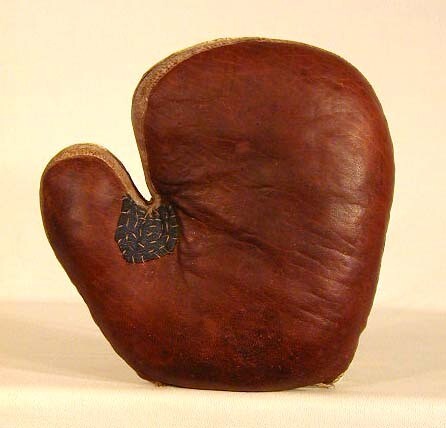 Rare 1890 Catcher’s Mitt from the Fingerless Glove Era