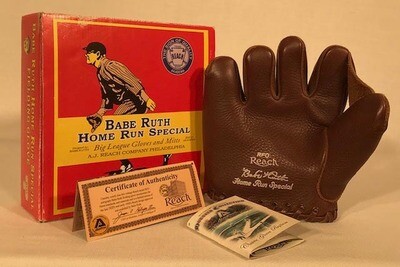 Babe Ruth Home Run Special Baseball Glove - 2007 Replica