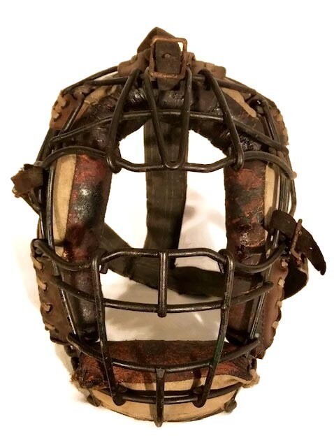 1920&#39;s Baseball Catcher&#39;s Mask - Goggle Eye