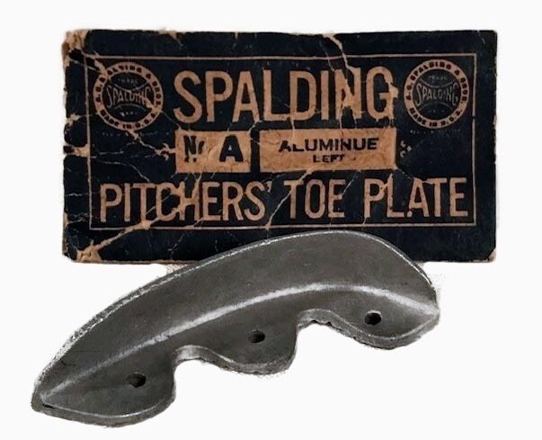 1910’s Spalding Baseball Pitchers&#39; Toe Plate
