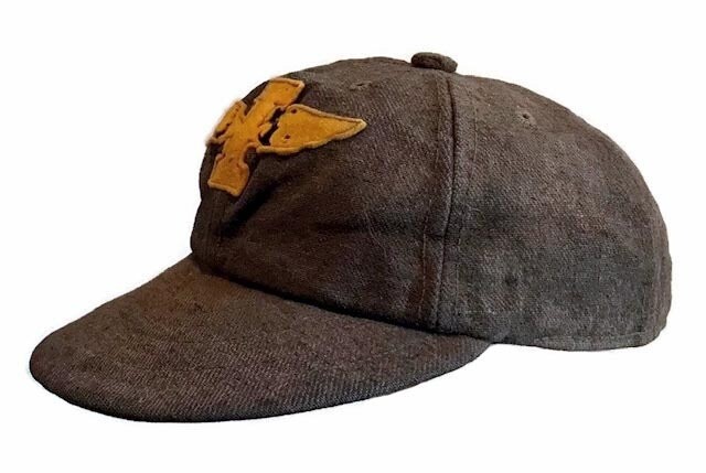 Vintage Baseball Cap - 1910’s Short Brim Baseball Cap from Iona