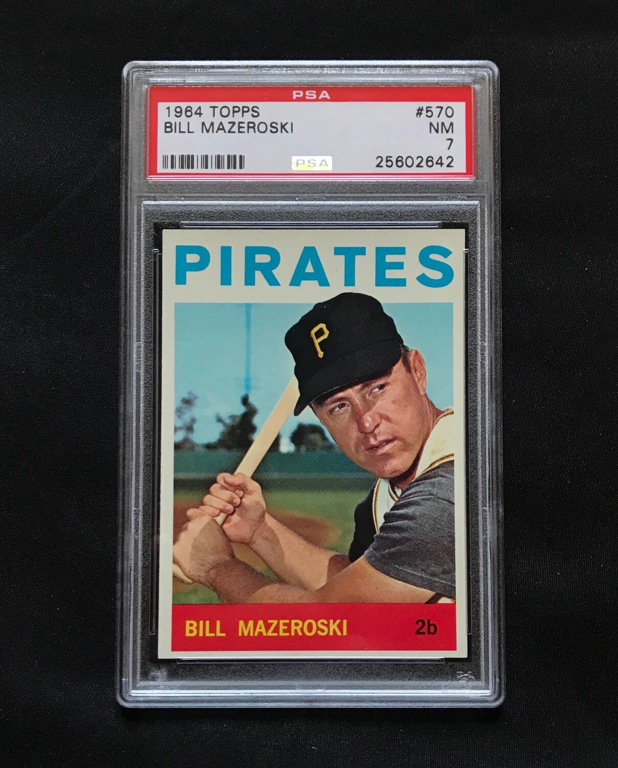 1964 Topps Bill Mazeroski #570 Baseball Card PSA 7