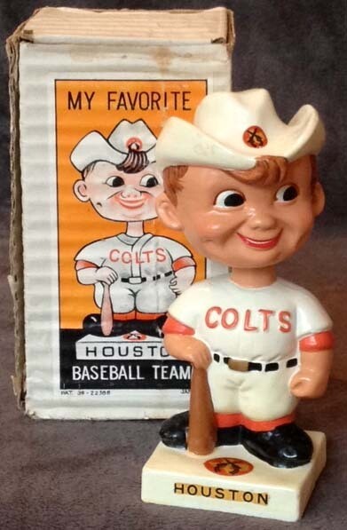 1960’s Houston Colt 45&#39;s Bobble Head Doll
