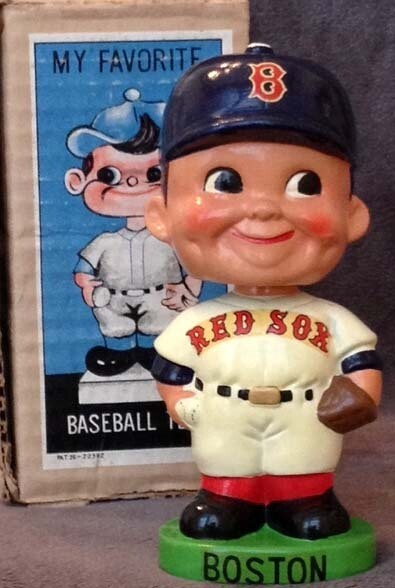 1960’s Boston Red Sox Green Base Bobble Head Doll