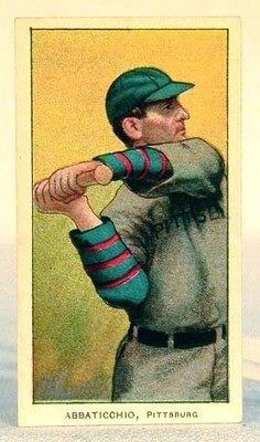 1909-1911 T206 Ed Abbaticchio Baseball Tobacco Card