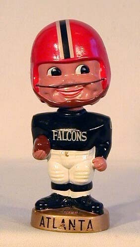 1960's Atlanta Falcons Football Bobble Head Doll