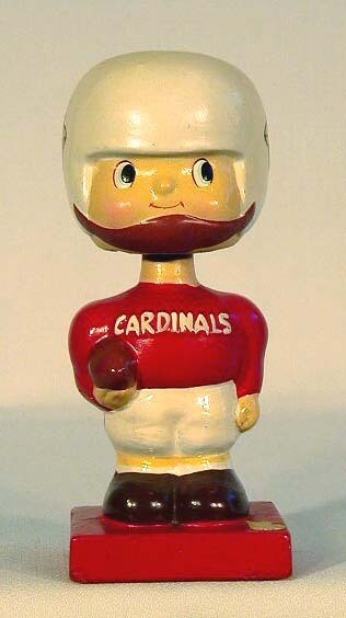 1960's St. Louis Cardinals Football Bobble Head Doll
