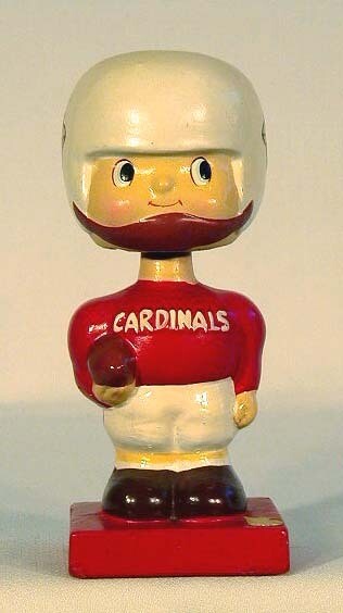 1960&#39;s St. Louis Cardinals Football Bobble Head Doll