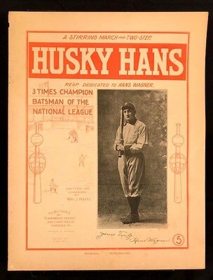 1904 Honus Wagner, Husky Hans Sheet Music