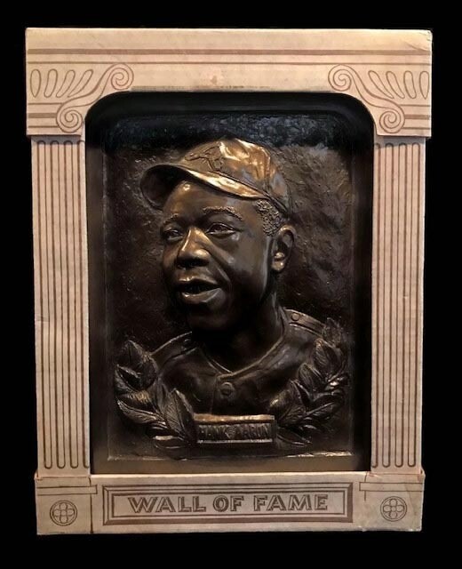 1970’s Hank Aaron Wall of Fame Plaque