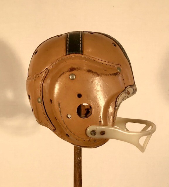 Notre Dame Leather Football Helmet - 1940's