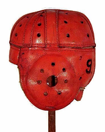 1930’s Game Used Clemson University Leather Football Helmet